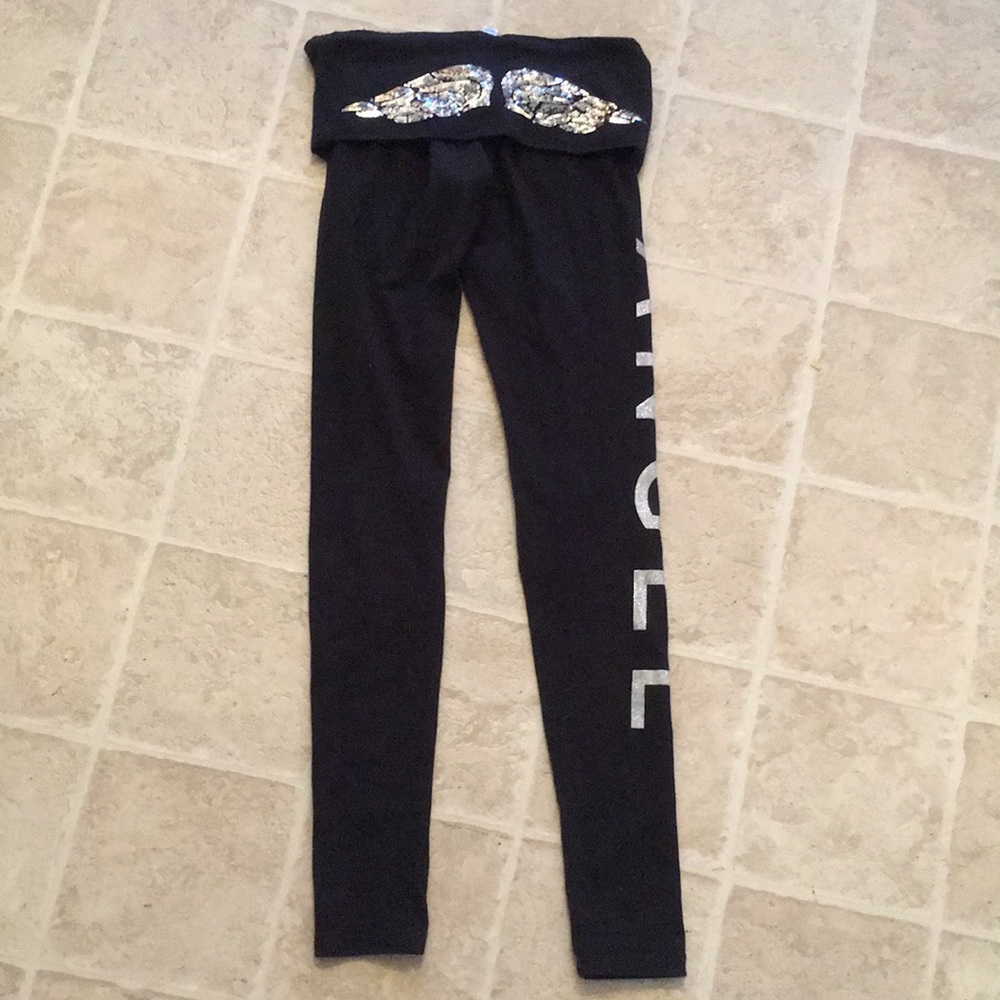 SOLD🏮Victoria's Secret Angels Bling Yoga Leggings